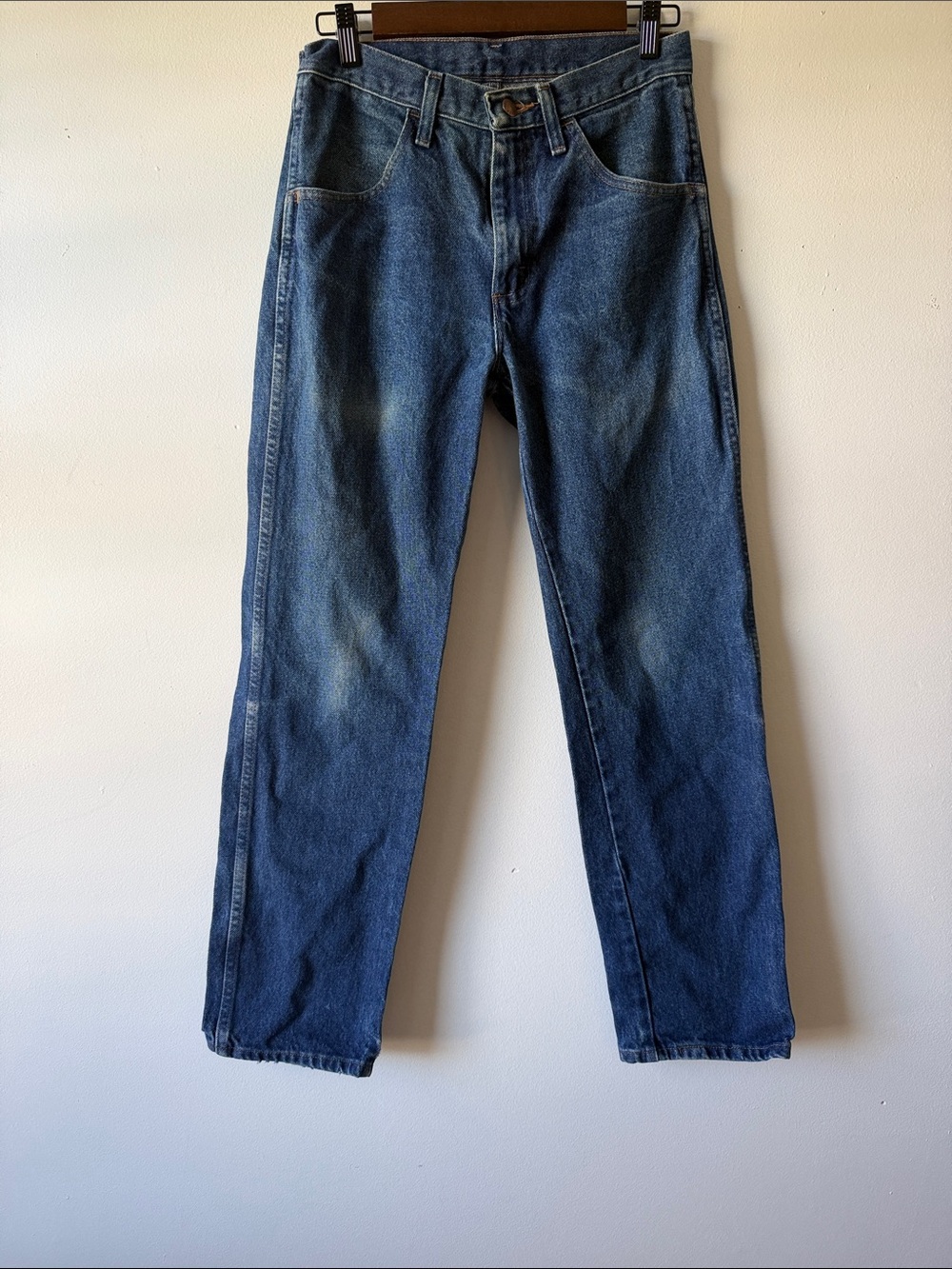 Bundle of 2 Rustler Men's Straight-Leg Dark Blue Jeans 29 X 30